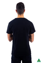 Load image into Gallery viewer, Black-mens-crew-neck-t-shirt-back-view.jpg
