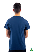 Load image into Gallery viewer, Navy-mens-crew-neck-t-shirt-back-view.jpg
